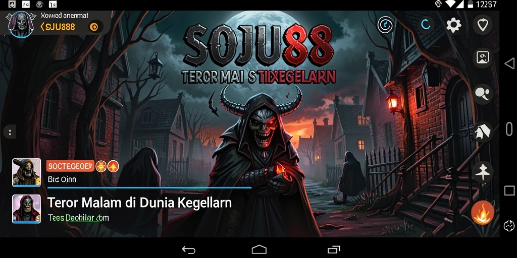 Screenshot gameplay menampilkan suasana menegangkan di SOJU88.