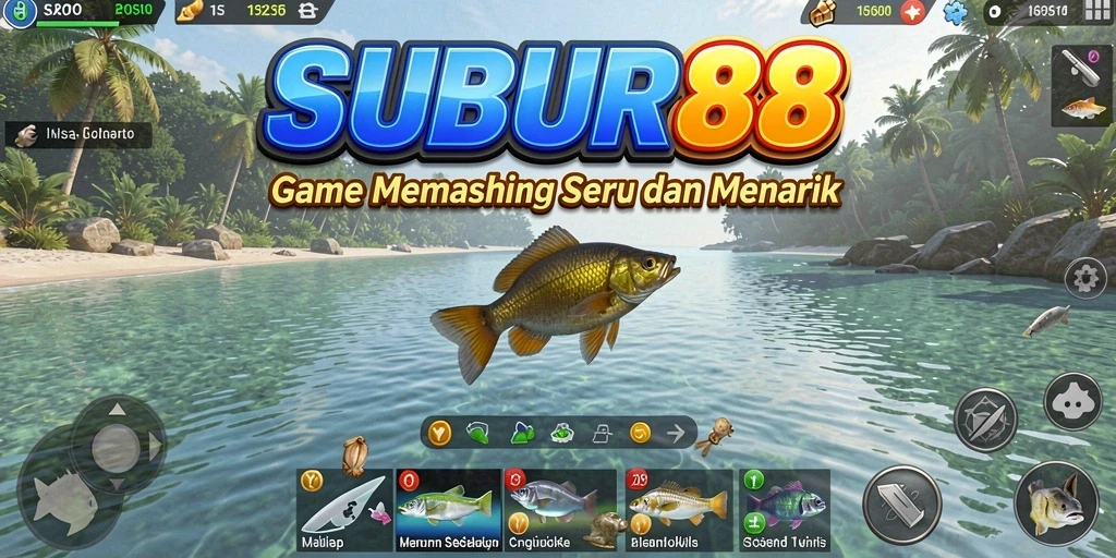 Tampilan menarik dengan pengalaman memancing yang seru.