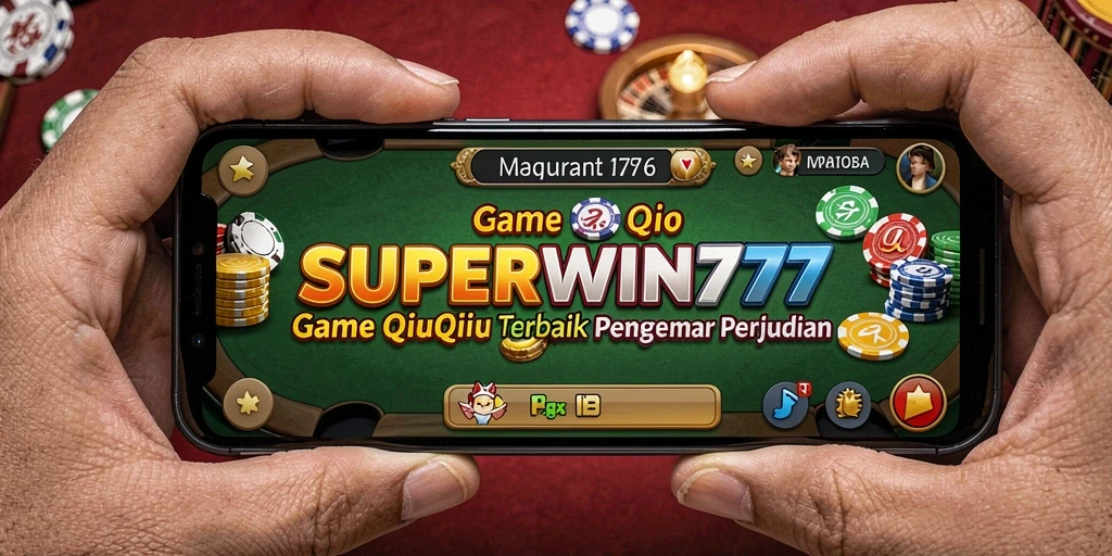Screenshot utama SUPERWIN777 menampilkan gameplay QiuQiu yang seru dan mendebarkan.