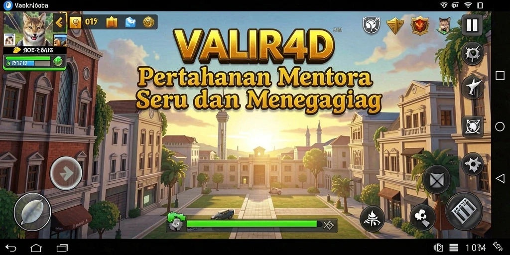 Screenshot dari gameplay VALIR4D yang mendebarkan dan penuh strategi.